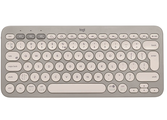 Keyboard Wired Logitech K380 / Bluetooth / Sand LO 920-011165RUS