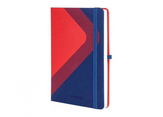 Agenda nedatata A5 128 foi cu elastic COMBI-2(cop.tare,piele) linii O20125-02