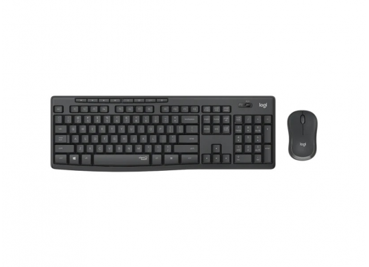 Keyboard + mouse Wireless Logitech MK295 Silent, Graphite LO 920-009800