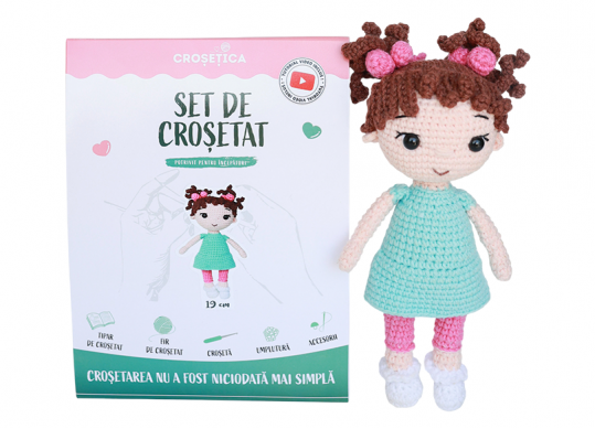Set de crosetat-Crosetica (papusa) CR30470