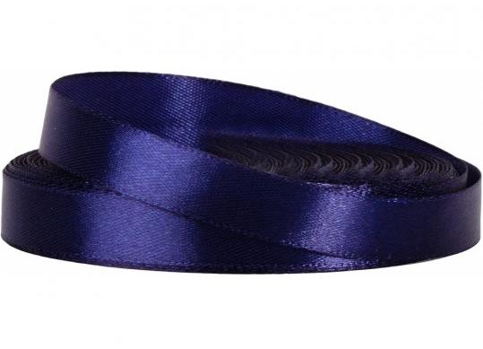 Panglica decorativa atlas 1.2cm/22m Albastru inchis MX62180-81