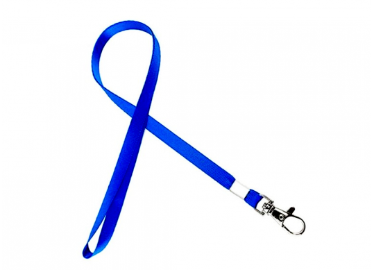 Siret pt ecuson cu carabina metalic(Albastru) 1cm/ML18-25 ML28-3