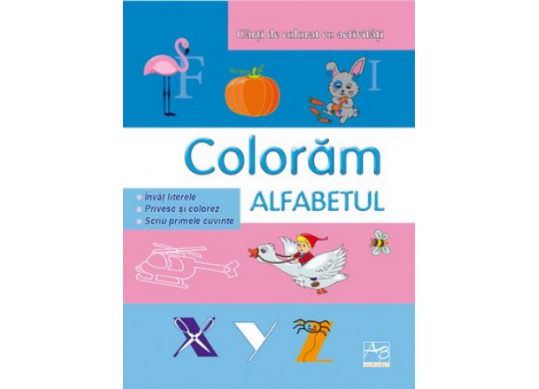 Carte coloram A4 Alfabetul/Meserii C003118