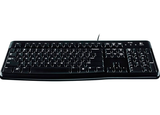 Keyboard Wired Logitech K120 for Business, Black LO 920-002479555