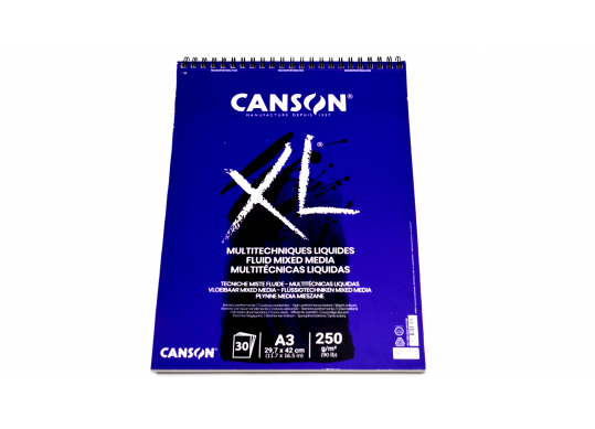 Hirtie bloc cu spira CanXL 30 foi A3 250gr C400110534