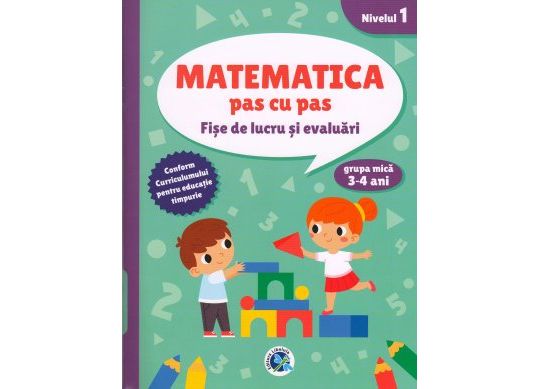 Carte Matematica Pas cu Pas (3-4 ani) PP6831