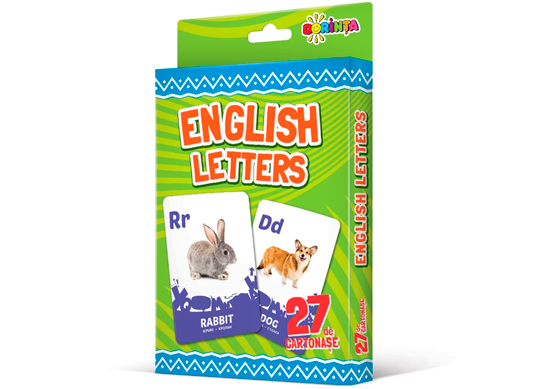 27 de cartonase.English letters PD0873