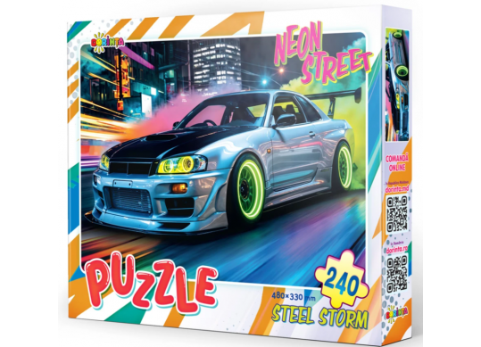 Puzzle 240 buc Neon Street.Steel storm PD2563