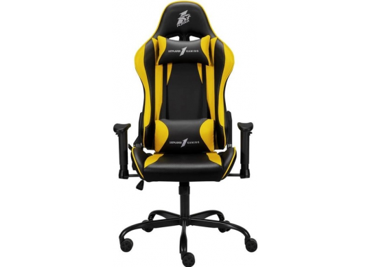 Scaun gaming Chair 1STPLAYER, PU with Sponge Recombination S01Black&Yellow