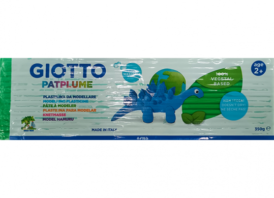 Plastilina Giotto Patplume 350g Verde F510108