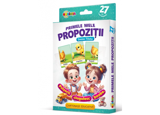 27 de cartonase educative. Primele mele propozitii PD2761