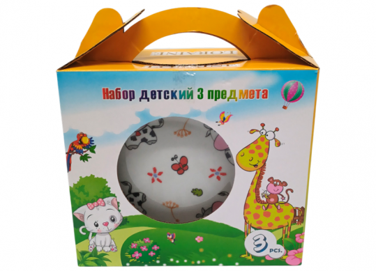 Ceramica set vesela p/u copii 3pcs Mu-mu 27511