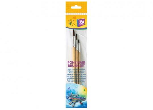 Pensule set 3 buc (3,7,11) ponei CF60806