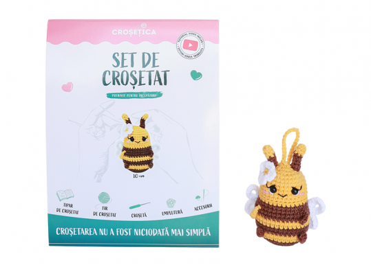 Set de crosetat-Crosetica (albinuta) CR30463