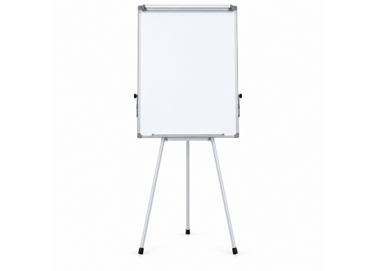 Tablă flipchart magnetică 70 × 100 cm, pe trepied cu 3 picioare 194680