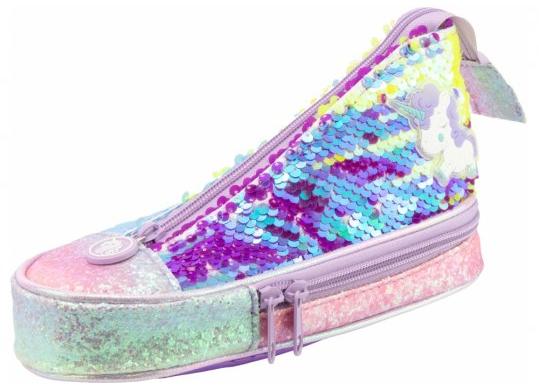 Penar 2 fermoare Unicorn ( forma papuc) 5987Purple