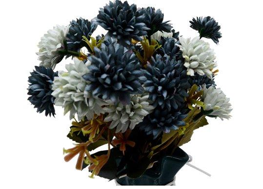 Flori decorative (buchet crizanteme) 30cm (6 culori) FY-715