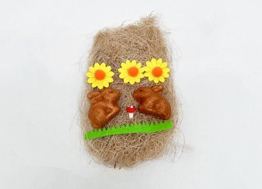 Decoratiune sizal+iepurasi (ES10/ML1-37) 814329