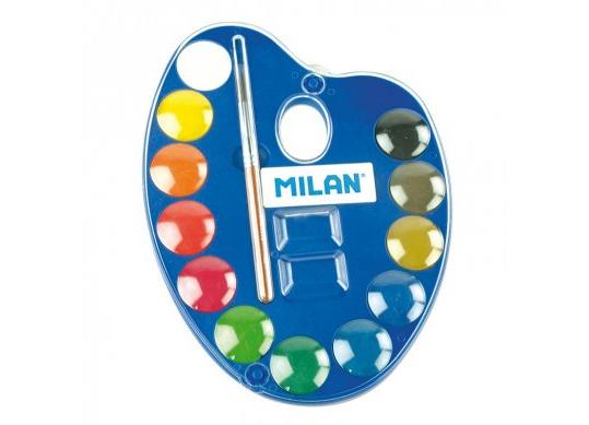Acuarela Milan paleta 12cul (cu pensula) 053412