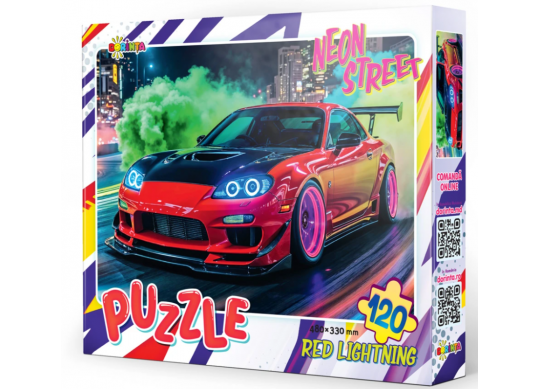 Puzzle 120 buc Neon Street.Red Lightning PD2617