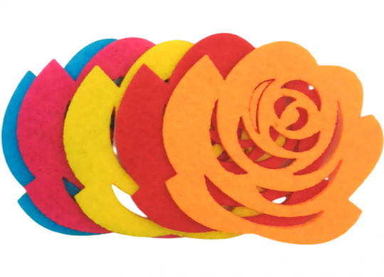 Accesorii Craft Fetru trandafiri 218409