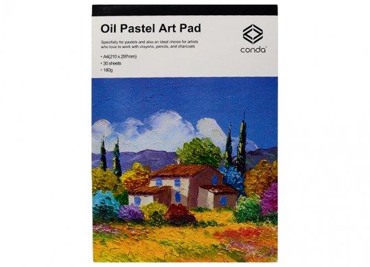 Hirtie bloc A4 Conda 30 foi 180gr,oil pastel A414493