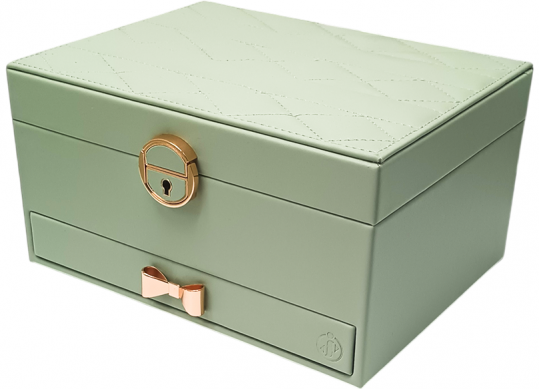 Gentuta piele (patrata) cu 2 nivele 22.5x17.3x12 DC236-44