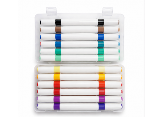 Marker Acrylic 12cul 2 parti ML14-5(cutie plastic) CY6628-12