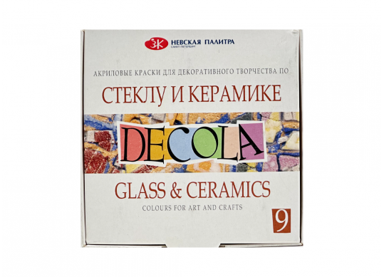 Acril SET sticla/ceramica Decola 9*20ml 4041113