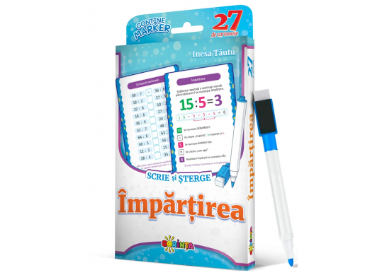 27 de cartonase.Scrie si sterge.Impartirea PD2365