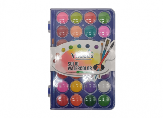 Acuarela Vneeds 28cul (cu pensula) pastila V0334