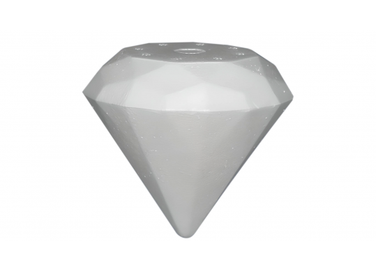 Figurina polistiren H7.5cm diamant (Diamante) ODIAM