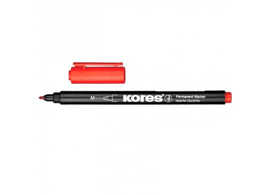 Marker Permanent Kores (1mm/rosu) K22107