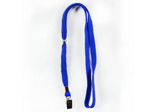Siret pt ecuson textil cu clips metalic (albastru) 25098-02