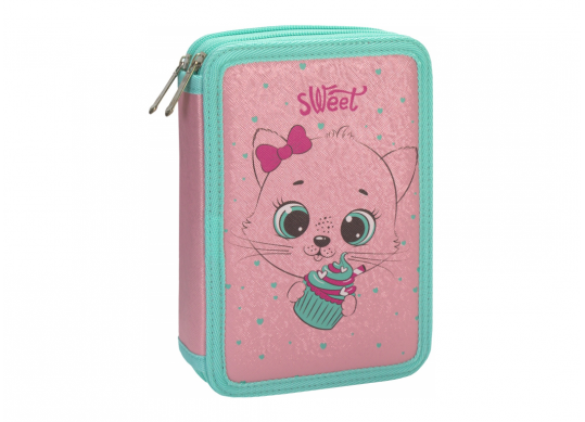 Penar 2 fermoare cu clapete Sweet (roz) CF87276
