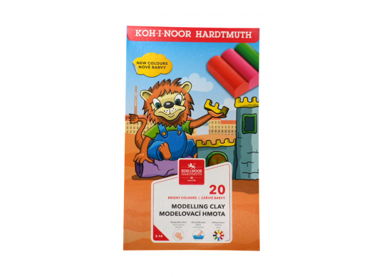 Plastilina Koh-i-Noor 400gr 20culori KH1315S2001