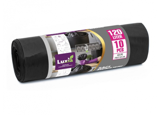Saci p/u gunoi 120l/10buc Luxia LUX-4010
