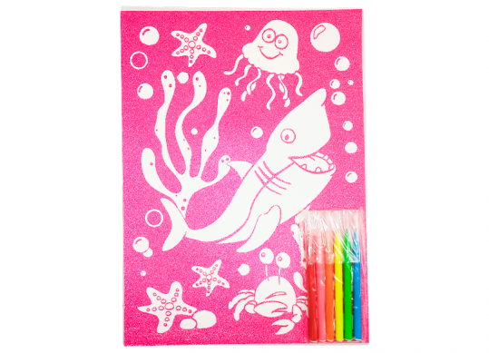 Set creatie A3 glitter+6carioci ML2-10 GA2192