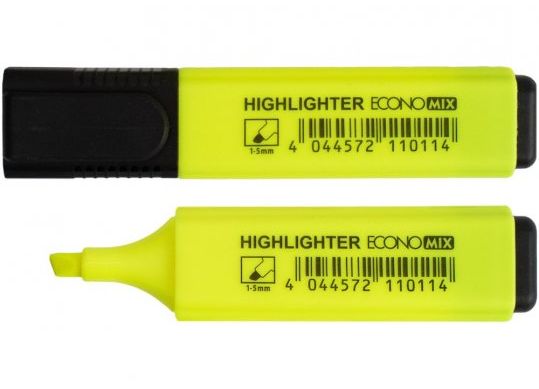 Marker Text Economix 1-5mm (galben) E11011