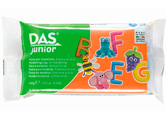 Plastilina Das junior 100g Oranj F349310