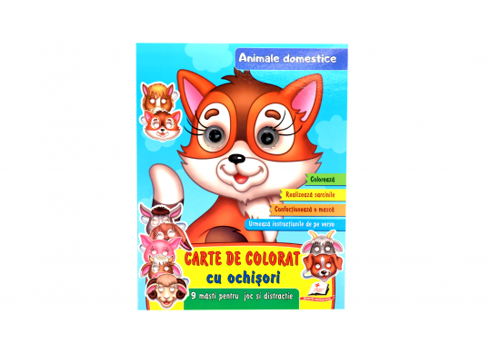Carte coloram Animale domestice cu ochisori CN662526