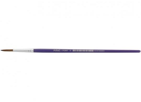 Pensule N6 rotunda par ponei/maner scurt MX60896