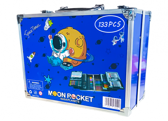 Set creatie 133pcs.(ML8-4)(carioci,acuarela,creioane)Valiza 430199