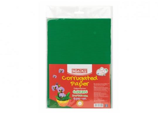 Carton gofrat 160gr/m2  A4 Verde MX61892