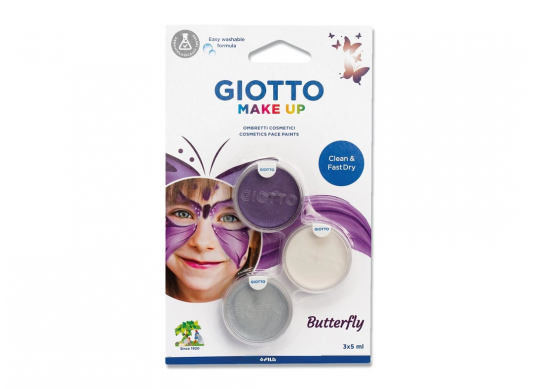 Vopsea pentru fata 3*5ml Giotto Fluture F475800