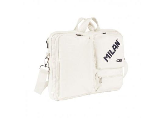 Geanta notebook Milan 42x34x9cm,430 since 1918,bej 624303SNCBG