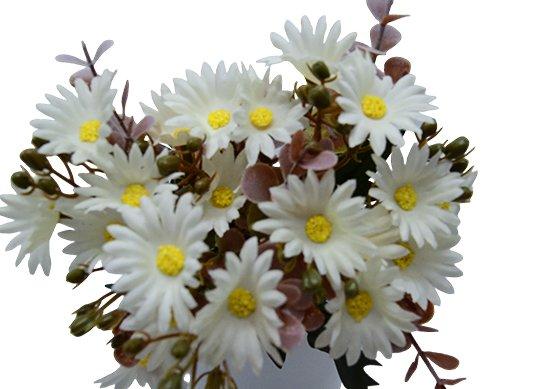 Flori decorative (buchet romanite mici) 38cm (6 culori) FY-688