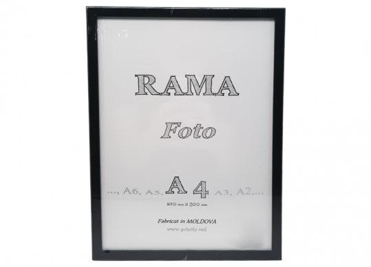 Rama foto A4 21x29.7 plast.Negru CO00673-5.4