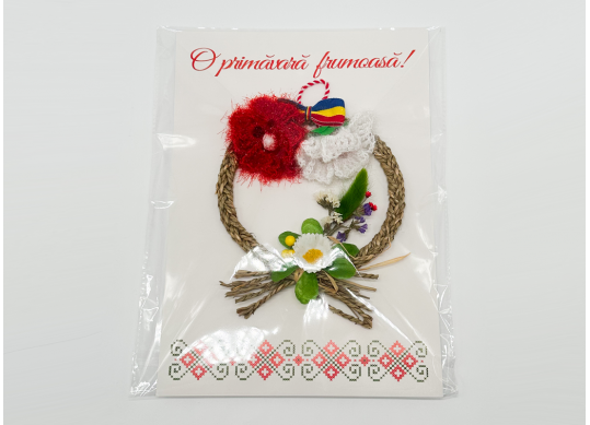 Martisor-compozitie potcoava/casa (80.00) A4 (8) MR005 potcoava