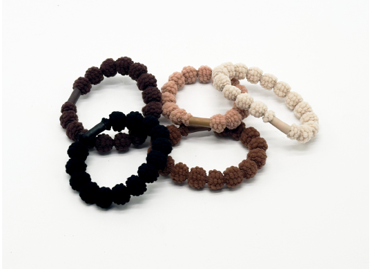 Accesorii AGRAFA-elastic 5buc (velvet) mix AP004835